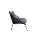 1570107-4 Loungefåtölj svart
