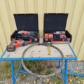 1484511-1 Milwaukee angle grinder, vibratory drill and nut driver