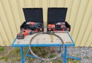 1484511 Milwaukee angle grinder, vibratory drill and nut driver
