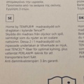 1564798-6 Mattress protectors 2 pcs new - Tempur Home Cooling Tencel