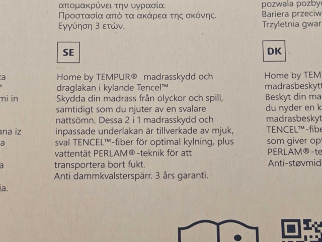 1564798-6 Mattress protectors 2 pcs new - Tempur Home Cooling Tencel