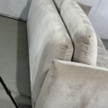 1570136-4 Sammets 3-sits soffa