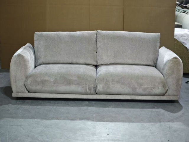 1570136-2 Sammets 3-sits soffa