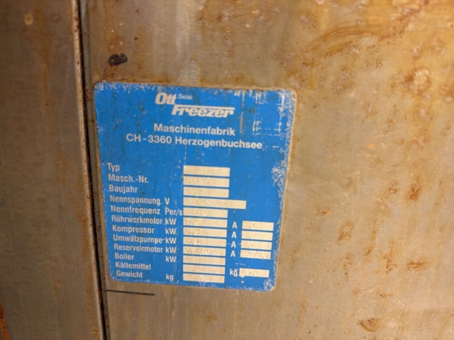 1566696-7 Professionell pastöriserings- och frysmaskin - Ott Swiss Freezer Master Pasto I-W