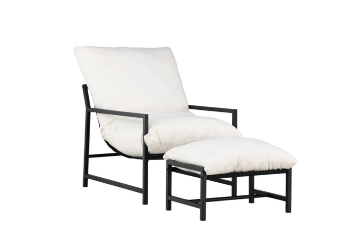 1570172-2 Loungefåtölj Svart