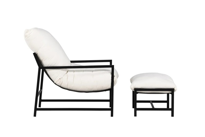 1570172-4 Loungefåtölj Svart