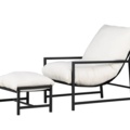 1570172-5 Loungefåtölj Svart