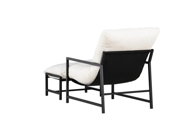 1570172-6 Loungefåtölj Svart