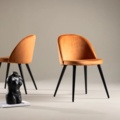 1570181-1 Matstolar Rostig orange 4st