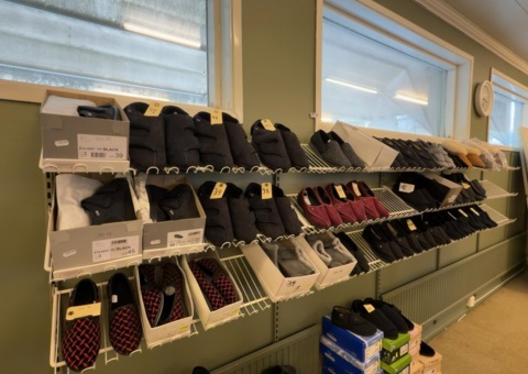 Samling med diverse skor