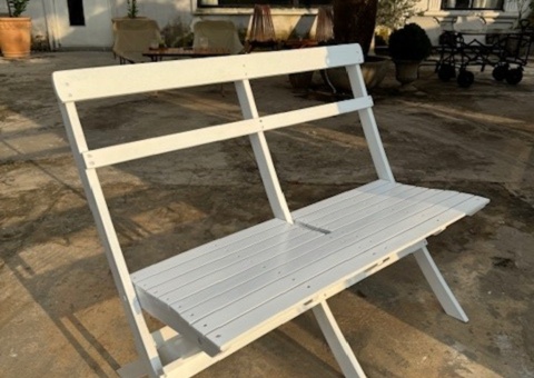 Soffa 110x60x89cm - Vit
