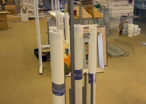 Displayställ med armeringsduk - Swedtex Professional's Choice