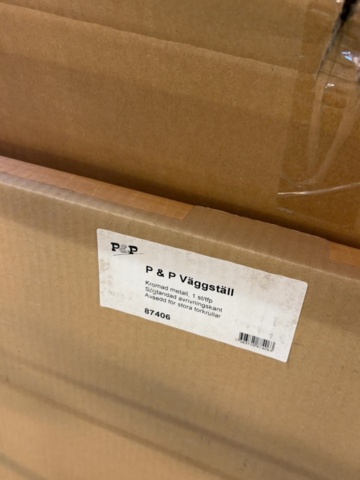 1530071-2 Väggställ för torkrullar - P & P