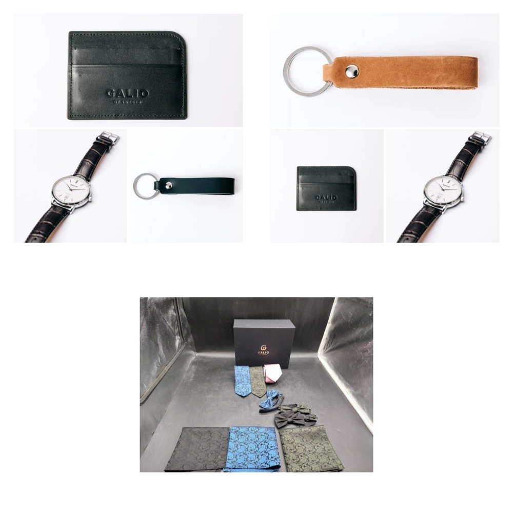 1572375-1 Accessory package with ties, 3 lots - Galio of Sweden