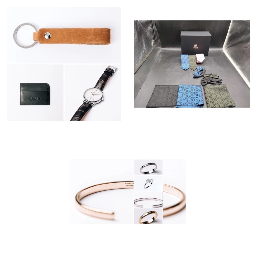 1572381-1 Accessory package with ties, 3 lots - Galio of Sweden