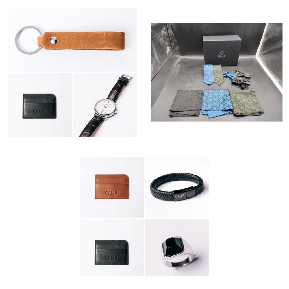1572382-1 Accessory package with ties, 3 lots - Galio of Sweden