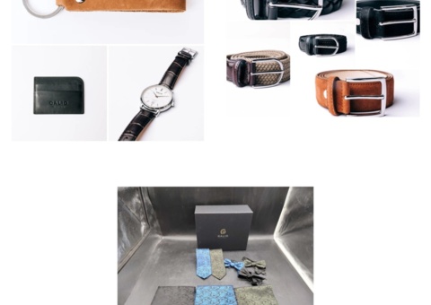 Accessory package with belts and ties, 3 lots - Galio of Sweden
