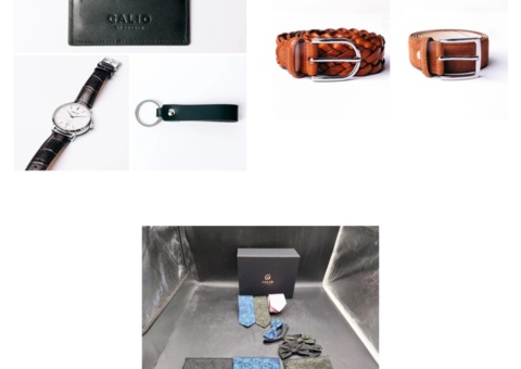 Accessory package with belts and ties, 3 lots - Galio of Sweden