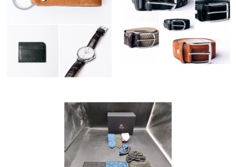 Accessory package with belts and ties, 3 lots - Galio of Sweden