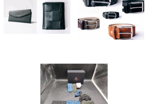 Accessory package with belts and ties, 3 lots - Galio of Sweden