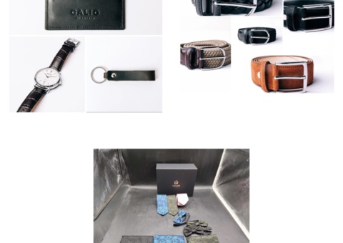 Accessory package with belts and ties, 3 lots - Galio of Sweden