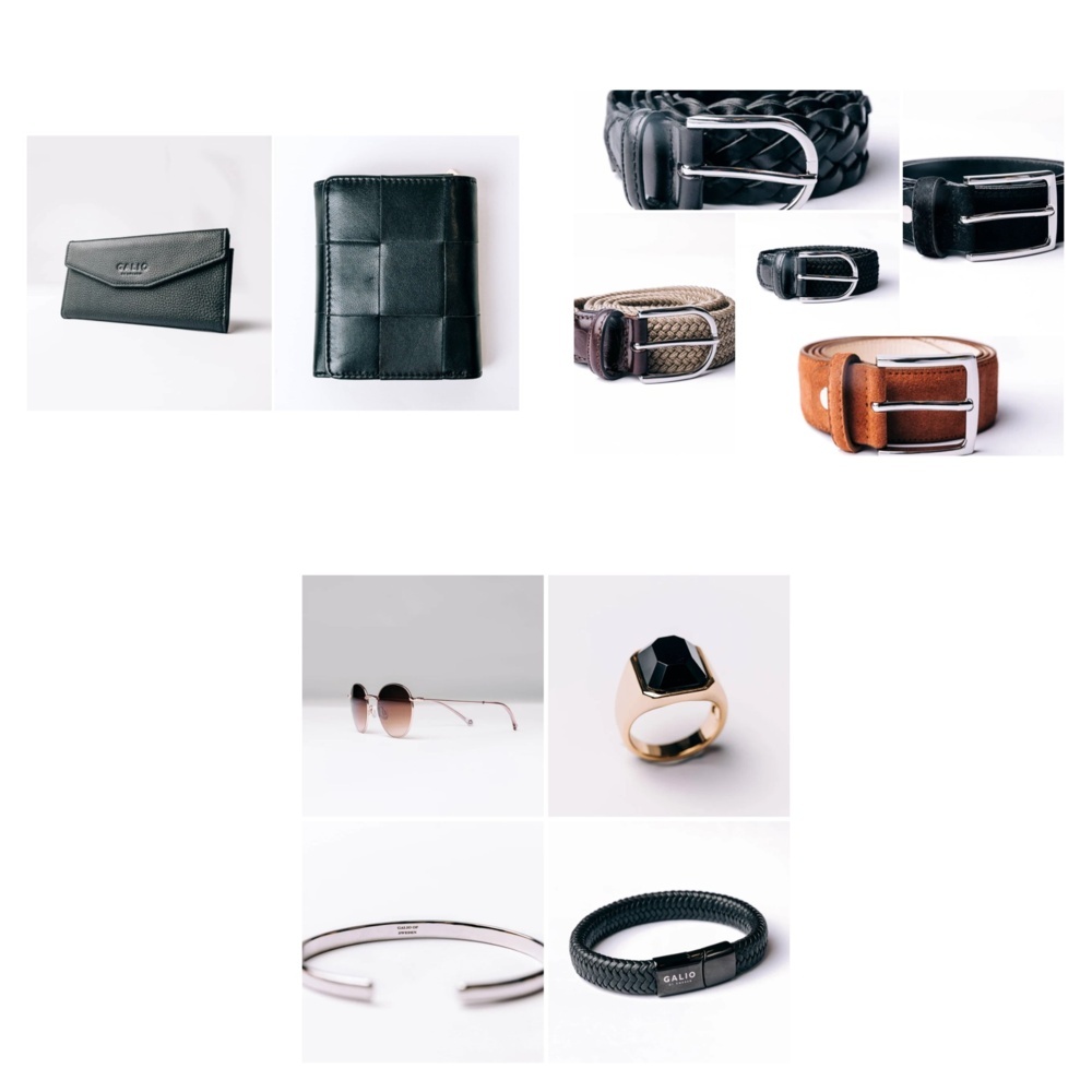 1572400-1 Accessory package with belts, 3 lots - Galio of Sweden