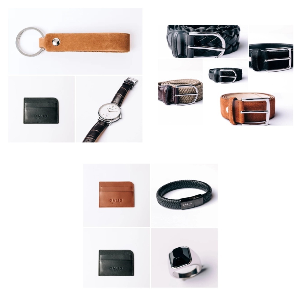 1572407-1 Accessory package with belts, 3 lots - Galio of Sweden