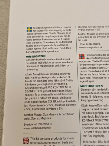1564812-4 Säng- och madrassvårdsprodukter - Leather Master Bed Conditioner