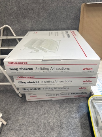 1546161-14 4 desks, mailboxes, whiteboards etc.