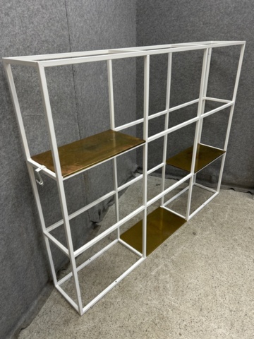 1546162-2 5 shelf sections with shelves in "brass"