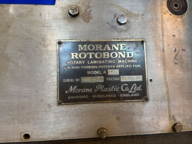 1511350-11 Lamineringsmaskin - Morane Rotobond A44