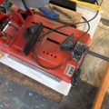 1511352-4 Kap- och geringssåg med hyllvagn - Ridgid 590