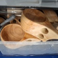 1570611-8 Aluminium kantiner, plastlock till förvaring, engångsartiklar m.m.