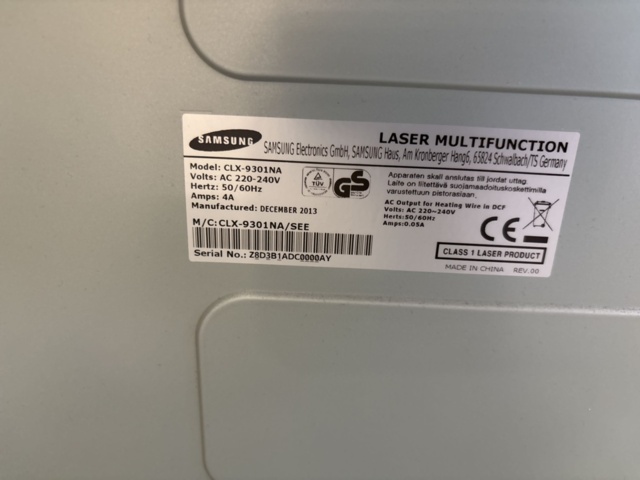 1511368-9 Multifunktionsskrivare - Samsung CLX-9301NA