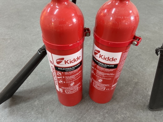 1511376-3 Carbon dioxide fire extinguisher 2 pcs - Kidde Tempus