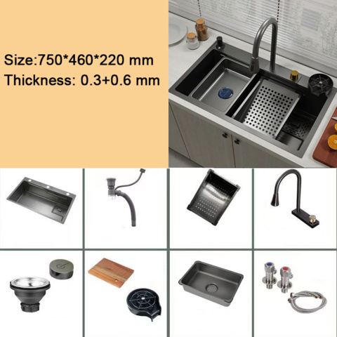 1572486-3 Sink Stainless Multifunctional - Free shipping