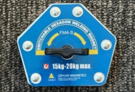 1572523 2 st Svetsmagneter FM4-S – 15–20 kg dragkraft - Fri frakt