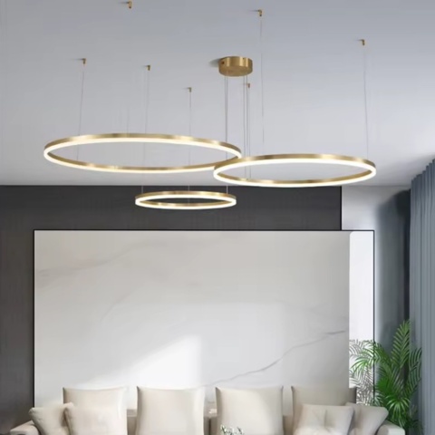 1572599-2 1 st Taklampa LED PENDANT – CIRCLES 100 | Dimbar LED-taklampa med fjärrkontroll - Fri frakt