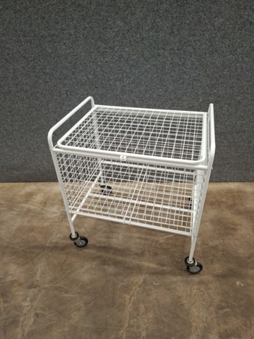 1572527-3 Nätkorgsvagn VAN Vit