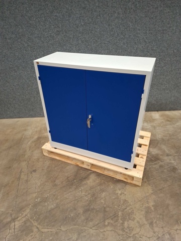 1572539-3 Förvaringsskåp STYLE 1000x1000x400 mm, vit, blå