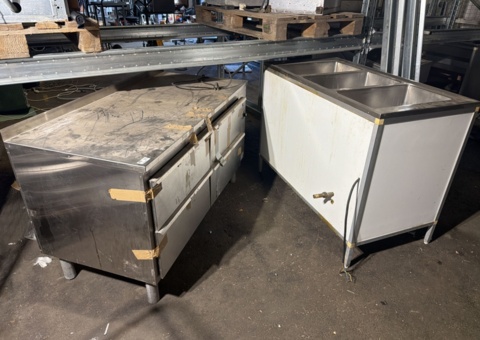 Cooling bench and hot water bath - Dacona Rosteria