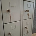 1572542-4 Värdefackskåp MULTICUBE 10 fack, 1008x412x150 mm, ljusgrå