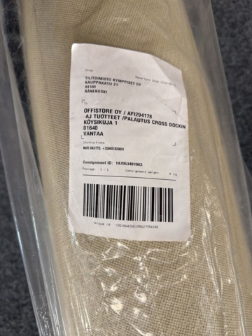 1572571-3 Looped mat MAX Ø 2000 mm, grey
