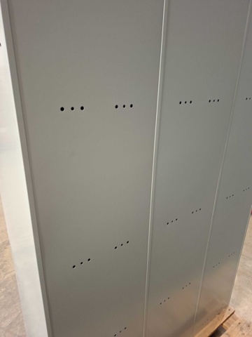 1572543-13 Klädskåp CLASSIC 3 sektioner, 1740x1200x550 mm, blå