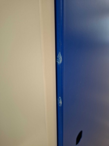 1572543-15 Klädskåp CLASSIC 3 sektioner, 1740x1200x550 mm, blå