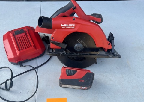 Cirkelsåg med tillbehör - Hilti SC 70W-A22