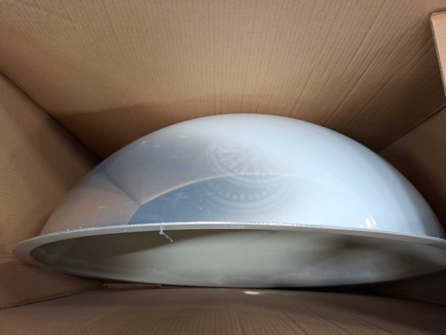 1572544-4 Spegelkupol 360°, Ø1000 mm, akryl