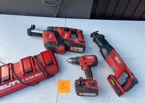Slagborr, skruvdragare och tigersåg - Hilti