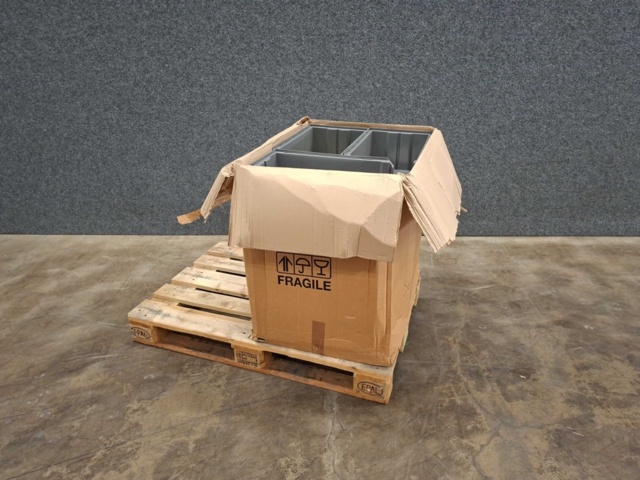 1572549-2 12 pcs Picking bins APART 485x300x190, gray