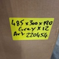 1572549-6 12 pcs Picking bins APART 485x300x190, gray